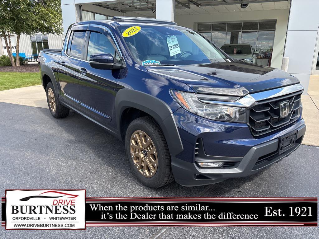 used 2021 Honda Ridgeline car, priced at $28,988