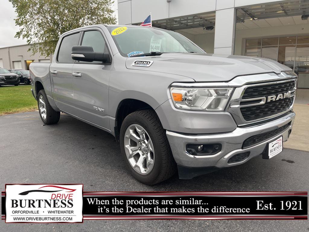 used 2022 Ram 1500 car, priced at $34,488