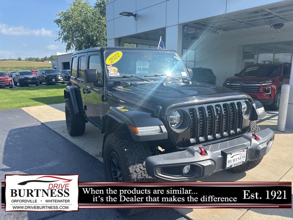 used 2022 Jeep Wrangler Unlimited car, priced at $38,306