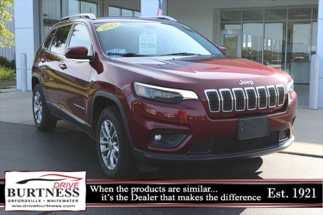 used 2019 Jeep Cherokee car, priced at $15,992