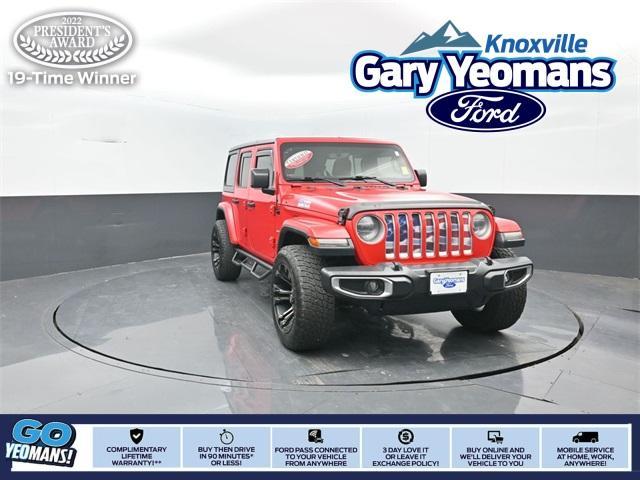 used 2018 Jeep Wrangler Unlimited car, priced at $26,544