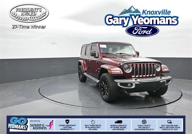 used 2021 Jeep Wrangler Unlimited 4xe car, priced at $25,990