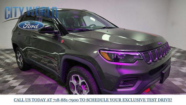 used 2022 Jeep Compass car, priced at $22,999
