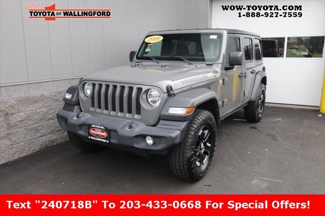 used 2018 Jeep Wrangler Unlimited car, priced at $23,925