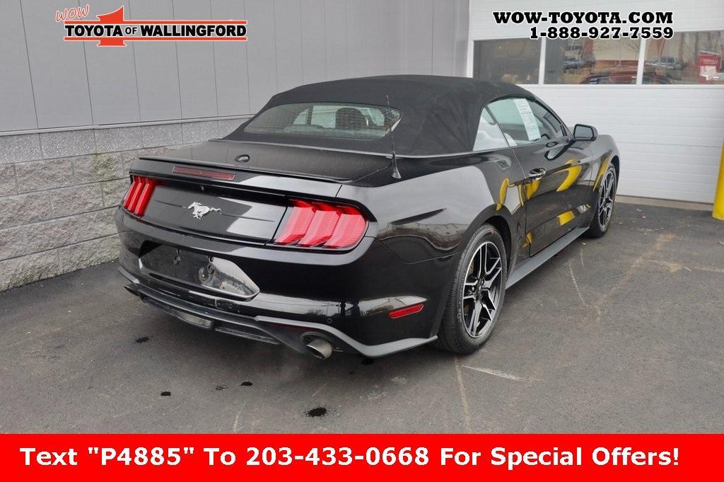 used 2021 Ford Mustang car, priced at $22,725