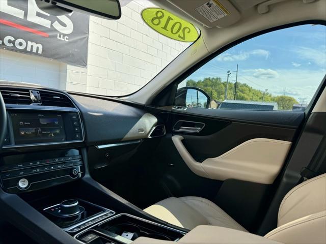 used 2018 Jaguar F-PACE car, priced at $25,500