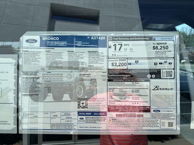 new 2024 Ford Bronco car, priced at $69,719