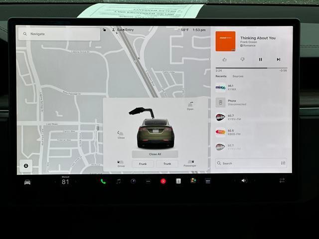 used 2024 Tesla Model X car, priced at $69,295