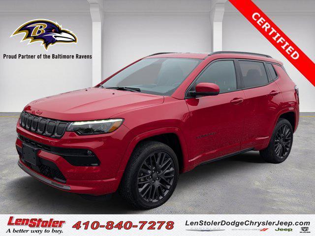 used 2022 Jeep Compass car, priced at $22,495