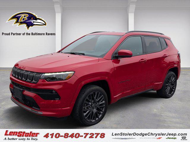 used 2022 Jeep Compass car, priced at $22,500