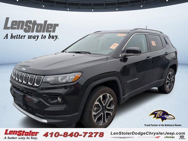 used 2022 Jeep Compass car, priced at $22,000