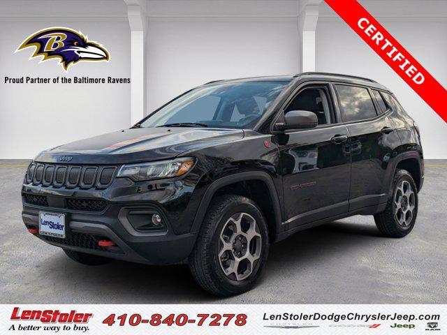 used 2022 Jeep Compass car, priced at $23,500