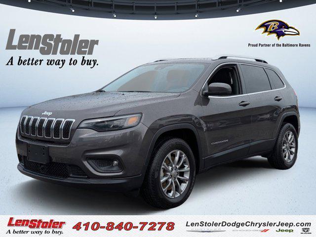 used 2021 Jeep Cherokee car, priced at $18,500