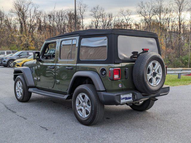 used 2021 Jeep Wrangler Unlimited car, priced at $28,000