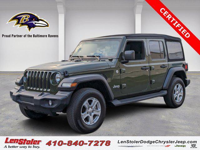 used 2021 Jeep Wrangler Unlimited car, priced at $29,000