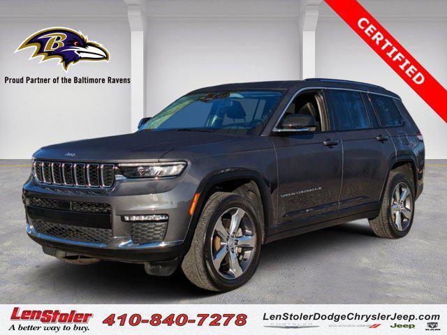 used 2021 Jeep Grand Cherokee L car, priced at $29,479