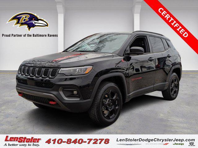 used 2023 Jeep Compass car, priced at $25,500