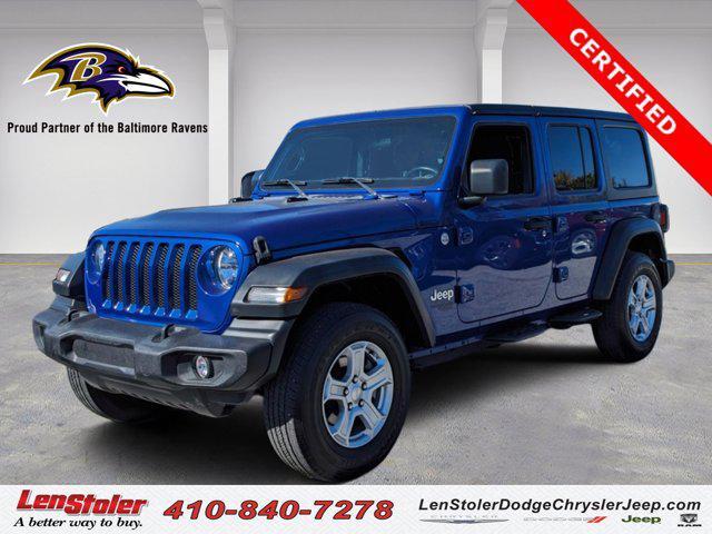 used 2020 Jeep Wrangler Unlimited car, priced at $27,000