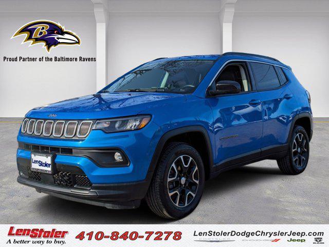 used 2022 Jeep Compass car, priced at $20,000