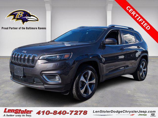 used 2021 Jeep Cherokee car, priced at $21,318