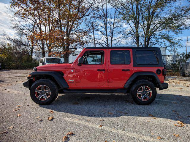 used 2021 Jeep Wrangler Unlimited car, priced at $28,000