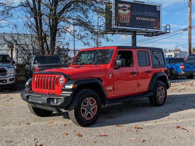 used 2021 Jeep Wrangler Unlimited car, priced at $28,000