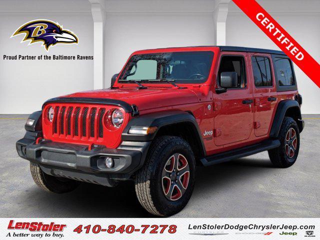 used 2021 Jeep Wrangler Unlimited car, priced at $29,000