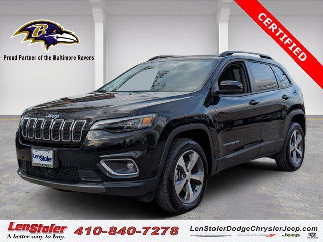 used 2022 Jeep Cherokee car, priced at $24,000