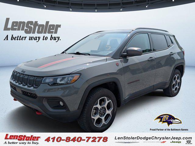 used 2022 Jeep Compass car, priced at $25,250