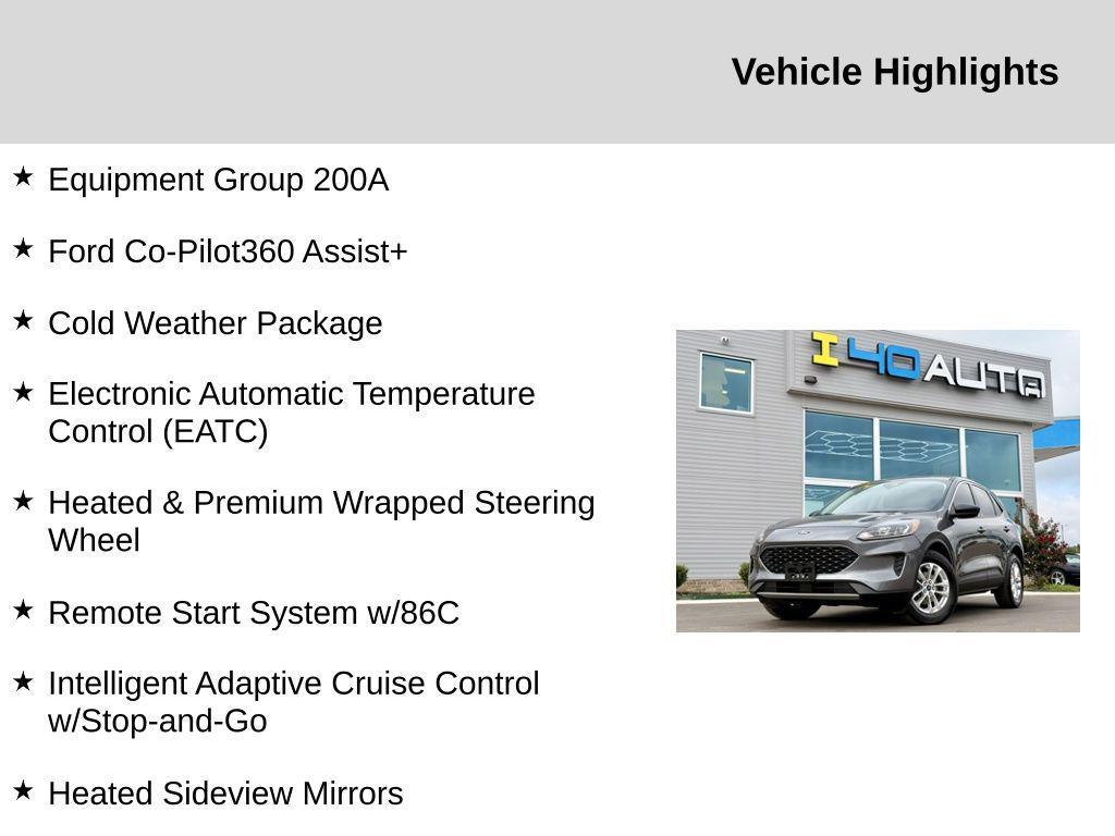 used 2022 Ford Escape car, priced at $15,990