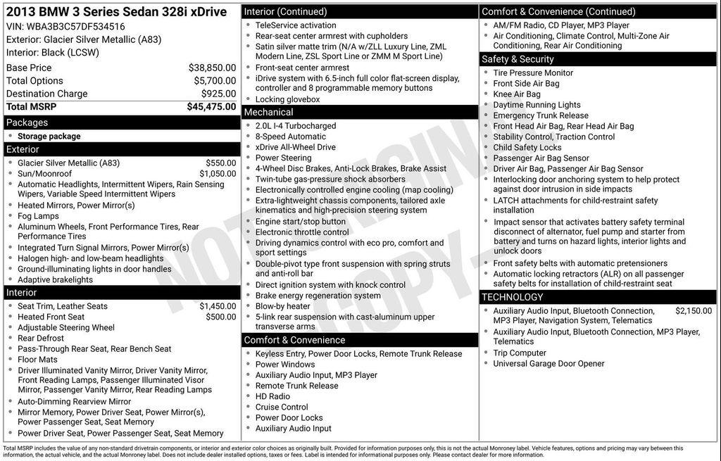 used 2013 BMW 328 car, priced at $5,991
