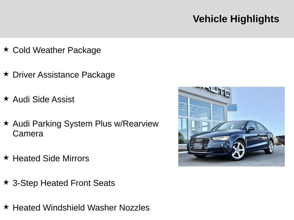used 2015 Audi A3 car, priced at $11,291