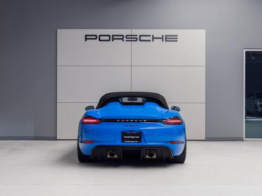 used 2023 Porsche 718 Spyder car, priced at $144,990