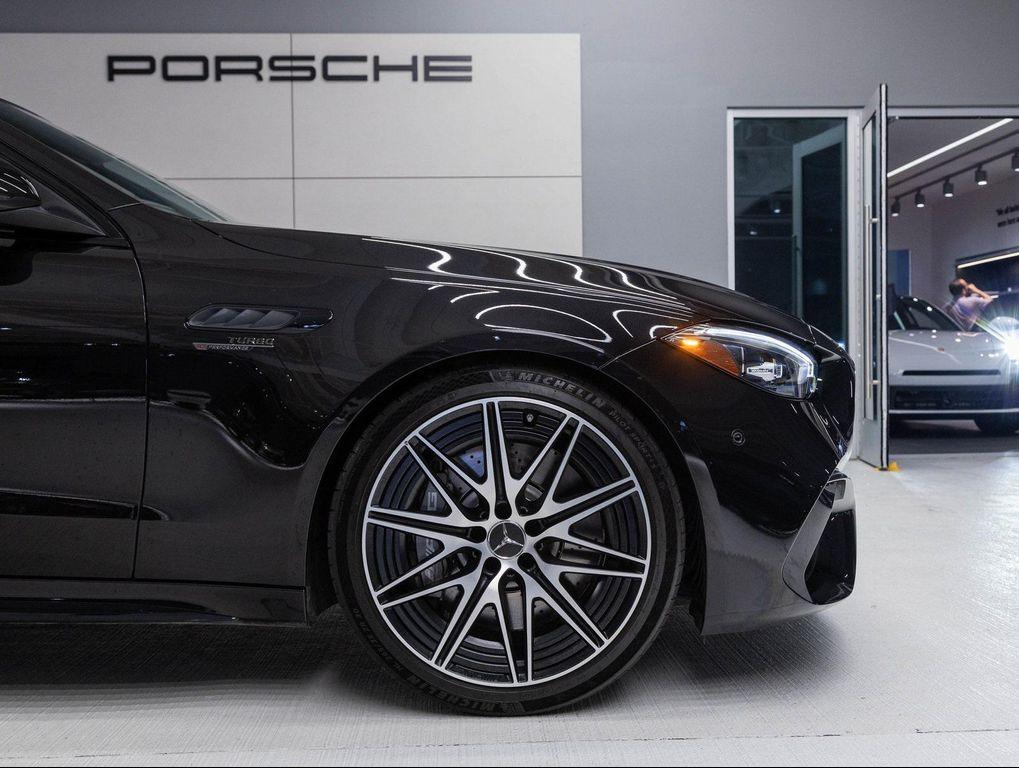 used 2024 Mercedes-Benz AMG C 63 car, priced at $68,990