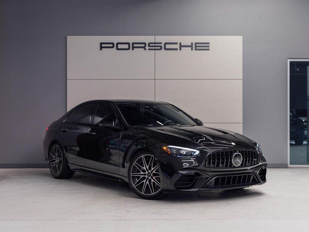 used 2024 Mercedes-Benz AMG C 63 car, priced at $68,990