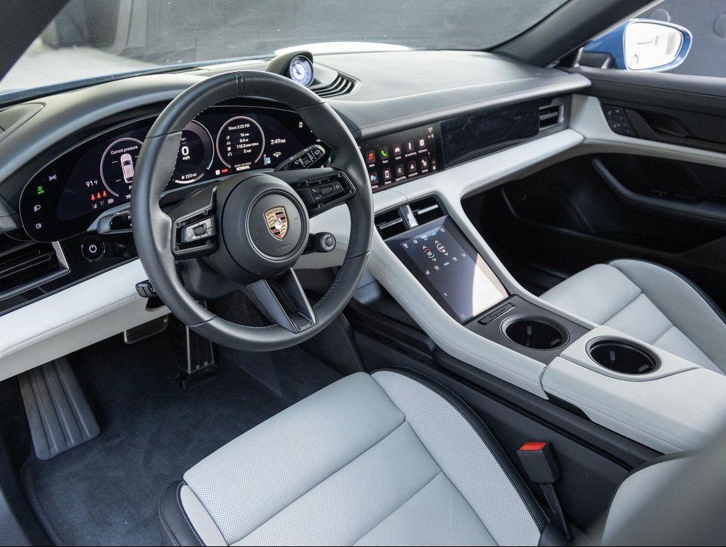 used 2025 Porsche Taycan car, priced at $129,990