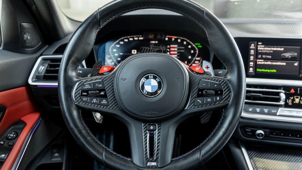 used 2022 BMW M3 car, priced at $83,990