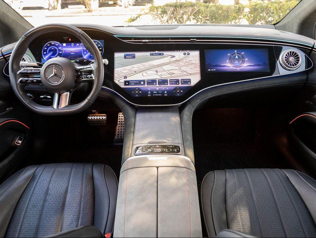 used 2023 Mercedes-Benz EQS 580 car, priced at $52,490