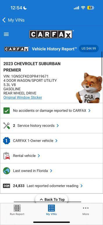 used 2023 Chevrolet Suburban car, priced at $49,800