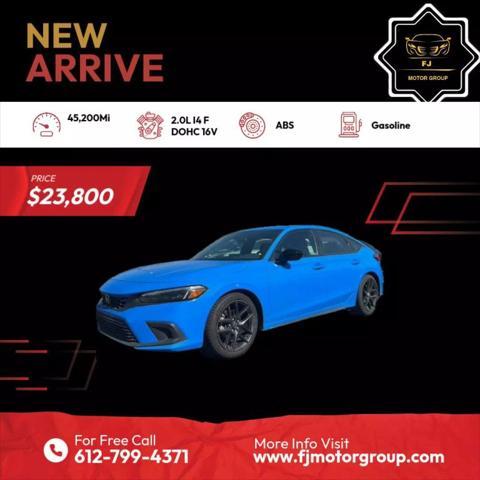 used 2022 Honda Civic car, priced at $23,800