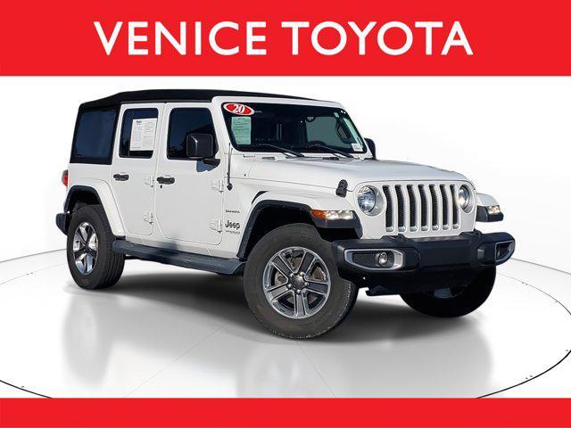 used 2020 Jeep Wrangler Unlimited car, priced at $20,877