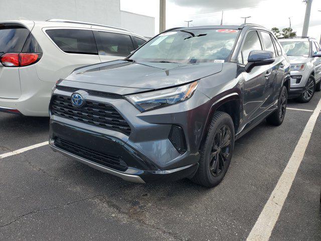 used 2022 Toyota RAV4 Hybrid car, priced at $28,720
