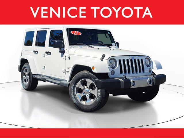 used 2017 Jeep Wrangler Unlimited car, priced at $18,781