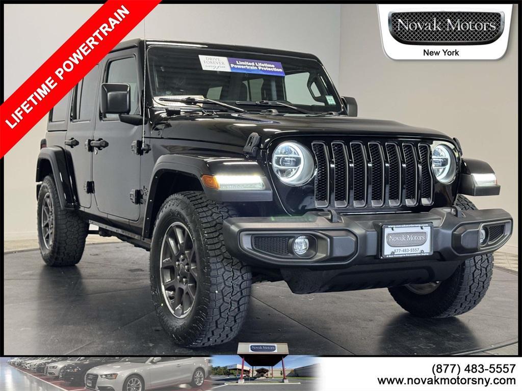 used 2021 Jeep Wrangler Unlimited car, priced at $33,595