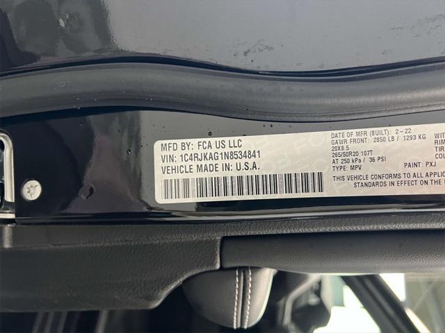 used 2022 Jeep Grand Cherokee L car, priced at $36,595