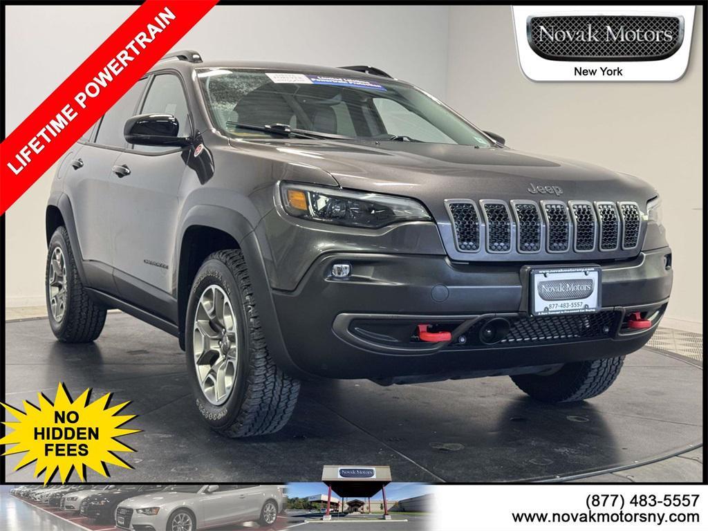 used 2022 Jeep Cherokee car, priced at $27,595