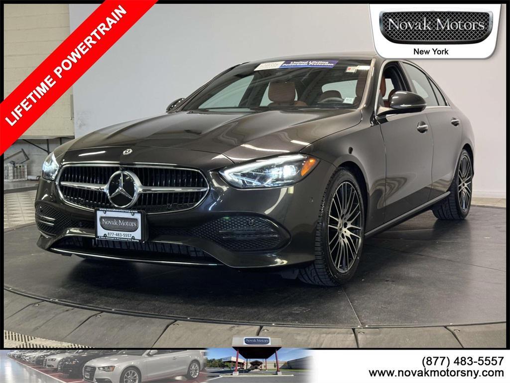 used 2022 Mercedes-Benz C-Class car, priced at $35,225