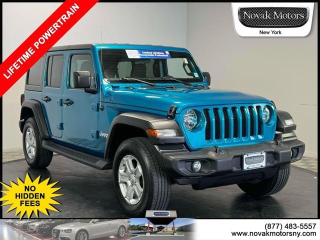 used 2020 Jeep Wrangler Unlimited car, priced at $34,895