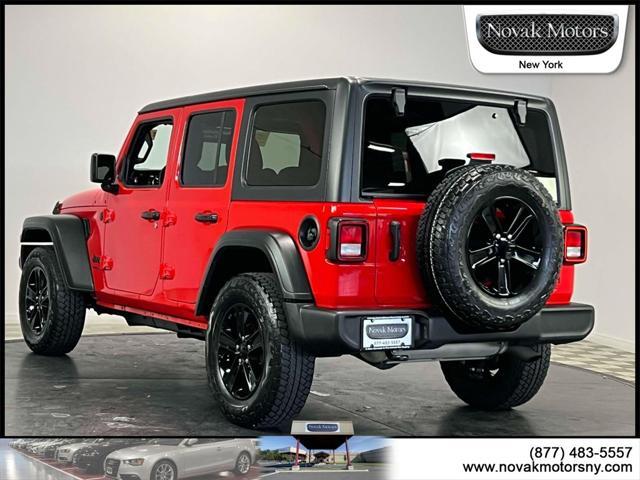used 2021 Jeep Wrangler Unlimited car, priced at $33,595