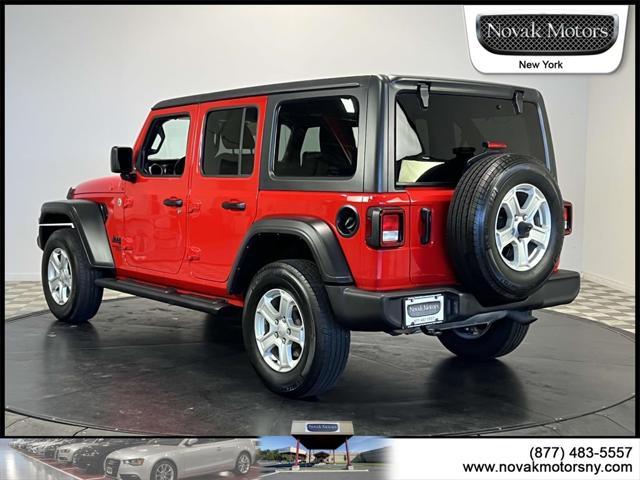 used 2021 Jeep Wrangler Unlimited car, priced at $34,099